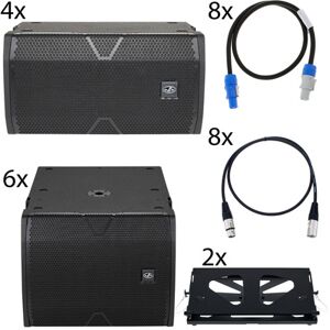 DAS Audio Vantec 4x20A/6x118A Bundle Negro