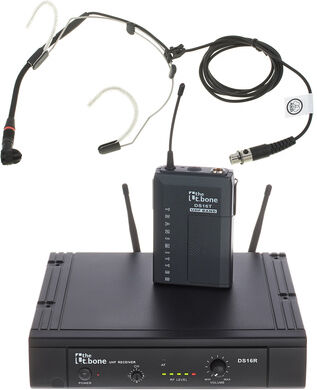 the t.bone TWS/AKG C555 821 MHz Set Negro