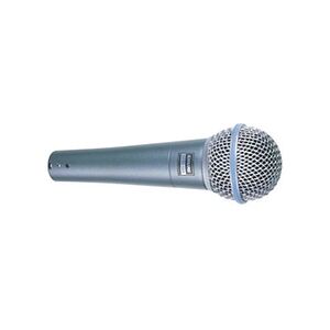 Shure Beta 58A - Microphone - bleu argent - Publicité