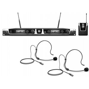 LD Systems U505 BPH 2 - Dual - Système de Micro sans Fil avec 2 x Émetteur Ceinture et 2 x Micro - Kits de microphones