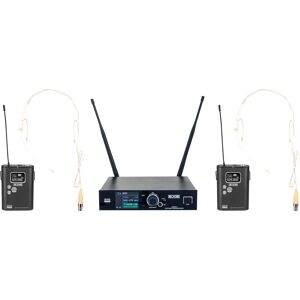 DAP-Audio EDGE EBS-2 Système d’émetteurs ceinture double sans fil - 610-670 MHz - Systèmes de casque audio