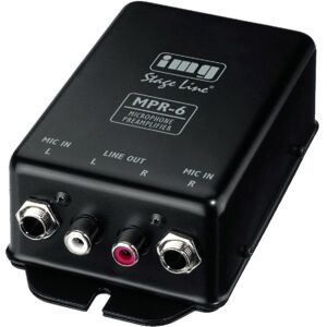 IMG STAGELINE MPR-6 Préamplificateur micro - Préamplificateurs pour microphones
