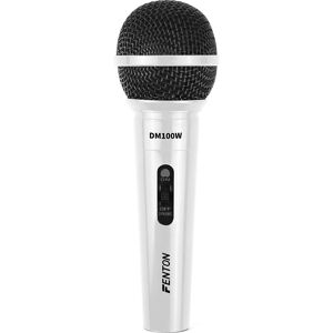 Fenton DM100W Dynamic Microphone Blanc - Microphones vocaux