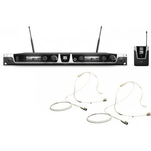 LD Systems U506 BPHH 2 - Système de Micro sans Fil avec 2 x Émetteur Ceinture et 2 x Micro - Kits de microphones