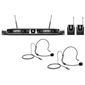 LD Systems U518 BPH 2 - Dual - Systeme de Micro sans Fil avec 2 x Émetteur Ceinture et 2 x Micro - Systemes de casque audio