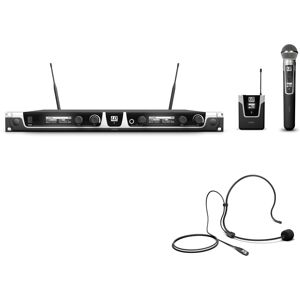 LD Systems U506 HBH 2 - Systeme de microphone sans fil avec sacoche, casque d'ecoute et - Systemes d?emetteurs portatifs