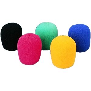 MONACOR WS-5 Ensemble de bonnettes de protection pour micro - Bonnettes de mousse et filtre anti-pop micro