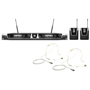 LD Systems U518 BPHH 2 - Système de Micro sans Fil avec 2 x Émetteur Ceinture et 2 x Micro - Systèmes de casque audio