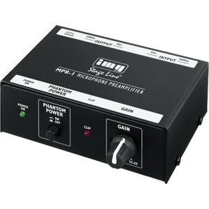 IMG STAGELINE MPR-1 Préamplificateur micro 1 canal - Préamplificateurs pour microphones