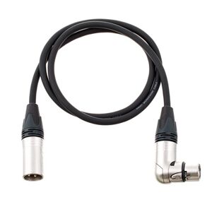 pro snake XLR Patch Angled/Female 1m noir