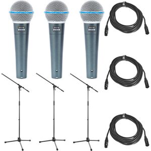 Shure Beta 58 Triple Bundle Noir