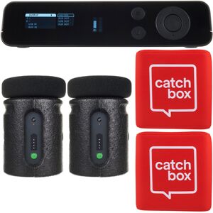 Catchbox Plus System with Two Cubes Rouge