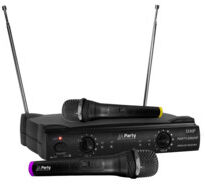 Party Pack de 2 micros UHF sans fil Party-200UHF Karaoké