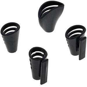 Hide-a-mic COS-11 Lav.-Clip Set Black Black