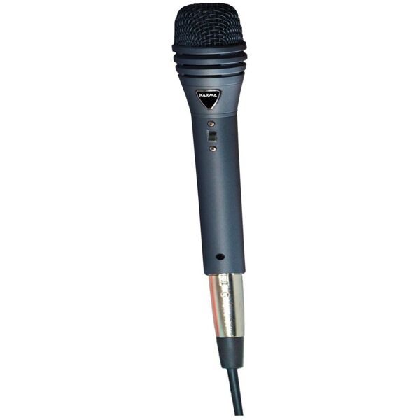 karma dm 837 microfono dinamico jack 6,3 mm cavo 3 metri - dm 837