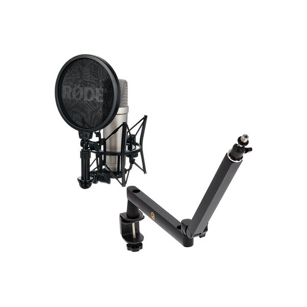 rode nt1-a swivel mic arm bundle