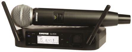 Shure Microfono portatile wireless, GLXD24UK/SM58