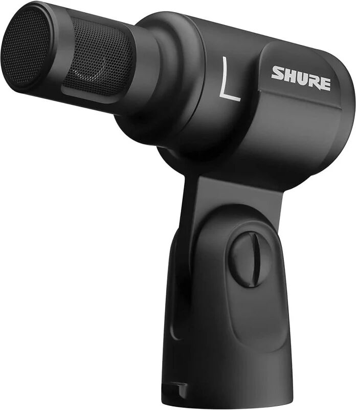 Shure mv88+ microfone estéreo usb de condensador para streaming