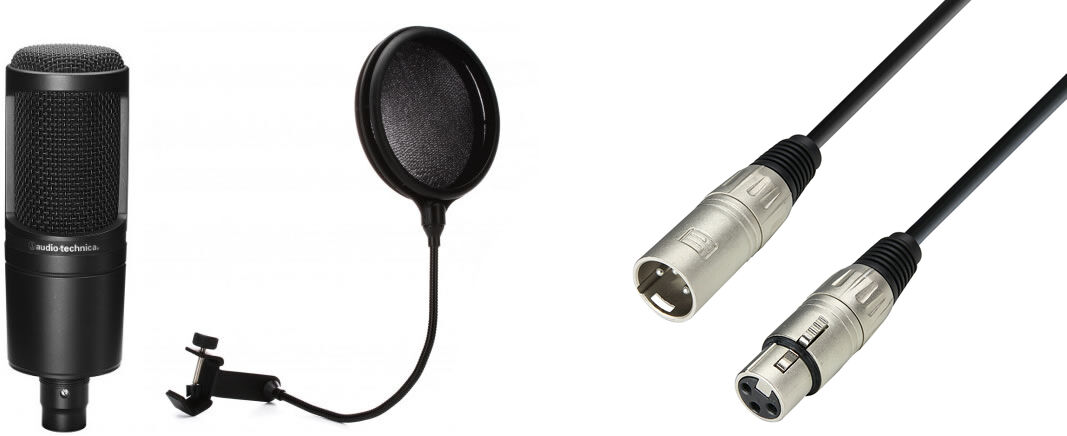 Technica Audio Technica AT2020 Bundle Microfone de membrana grande