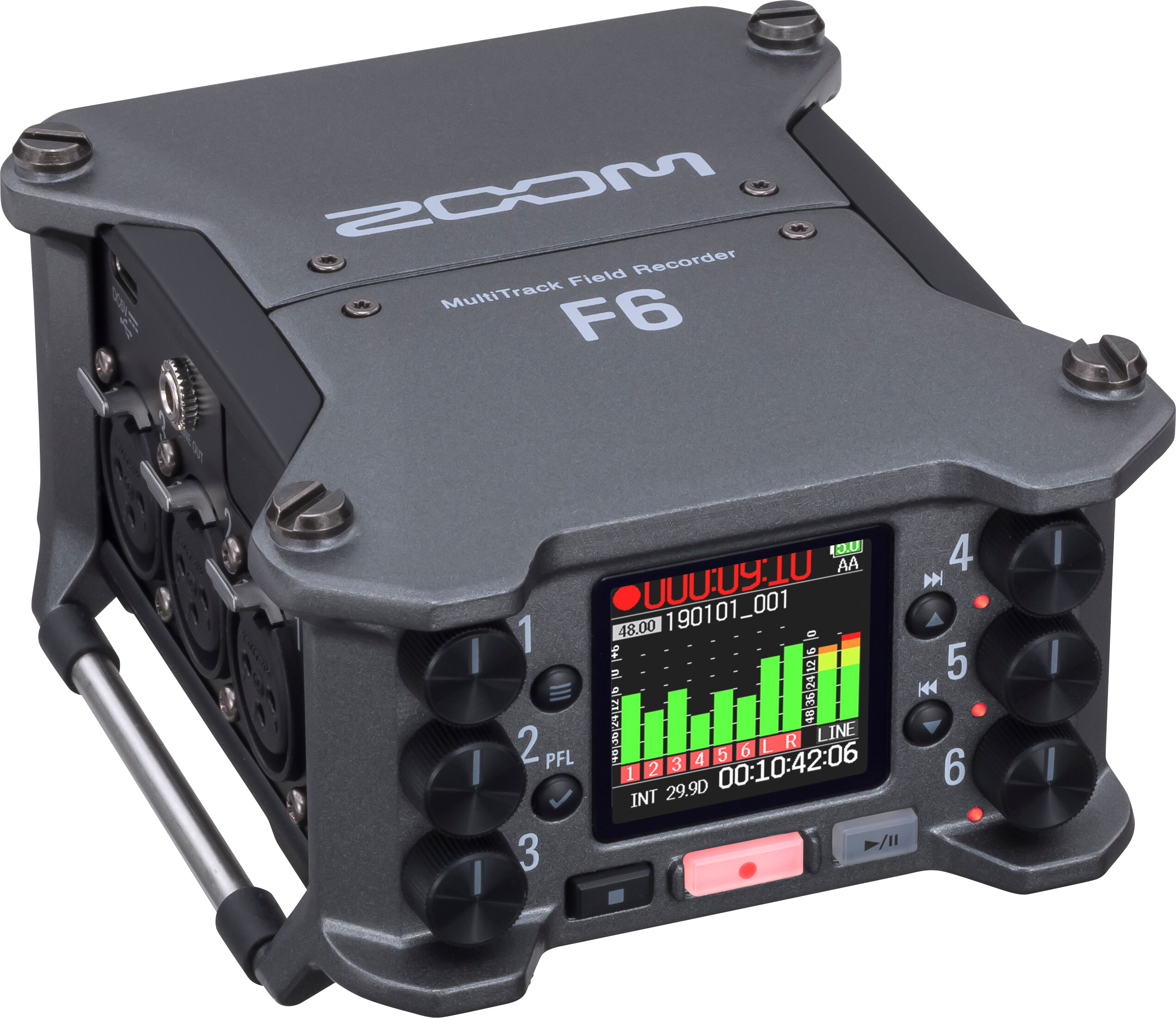 Zoom F6  Gravador de campo multitrack