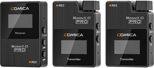 COMICA BoomX-D D2 Kit Microfone Sem Fio com Dois Emissores