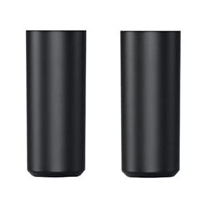 Generic Replacement BLX Microphone Battery Cup for Shure BLX288/SM58 UHF Wireless Microphone System Handheld Transmitter, Black, 2 Pack