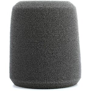 Shure A1WS Gray Foam Windscreen for all 515 Series, BETA 56A and BETA 57A, Black