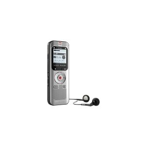 Philips Voice Tracer DVT2010 - Stemmeoptager - 8 GB - aluminiums sølv