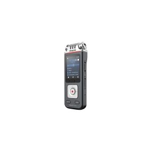 Philips Digital Voice Tracer DVT7110 - Stemmeoptager - 8 GB - krom, antracit (sort)