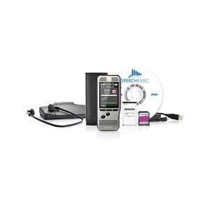 Philips Enregistreur de dictée Pocket Memo DPM6700 et kit de transcription avec le logiciel de flux de travail SpeechExec - Publicité