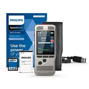 Philips Pocket-Mémo DPM7200 avec unique à 4 positions pour plus d'efficacité et version SpeechExec abonnement pendant 2 ans - Publicité