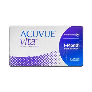 Johnson & Johnson Acuvue Vita (6er Packung) Monatslinsen (-12 dpt & BC 8.4) mit UV-Schutz