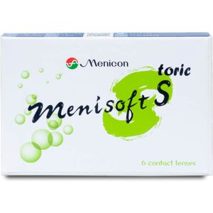 Menicon Menisoft S toric (6er Packung) 2-Wochen-Linsen (-10 dpt, Zyl. -1,75, Achse 160 ° & BC 8.6)