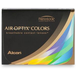 Alcon Air Optix Colors (2er Packung) Monatslinsen (6 dpt & BC 8.6), Pure Hazel