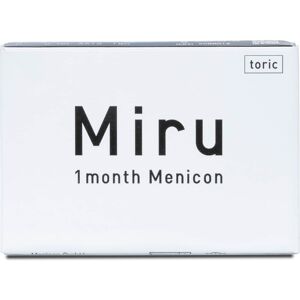 Menicon Miru 1month toric (6er Packung) Monatslinsen (0.75 dpt, Zyl. -1,25, Achse 160 ° & BC 8.6)