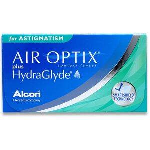 Alcon Air Optix plus HydraGlyde for Astigmatism (6er Packung) Monatslinsen (-0.75 dpt, Zyl. -1,75, Achse 10 ° & BC 8.7)