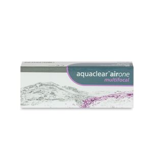 CooperVision Aquaclear airOne multifocal (30er Packung) Tageslinsen (0.25 dpt, Addition High (2,50 - 3,00) & BC 8.6) mit UV-Schutz