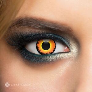 Chromaview - Gothic Fashionlinse - Orange Werewolf Monatslinsen - orange