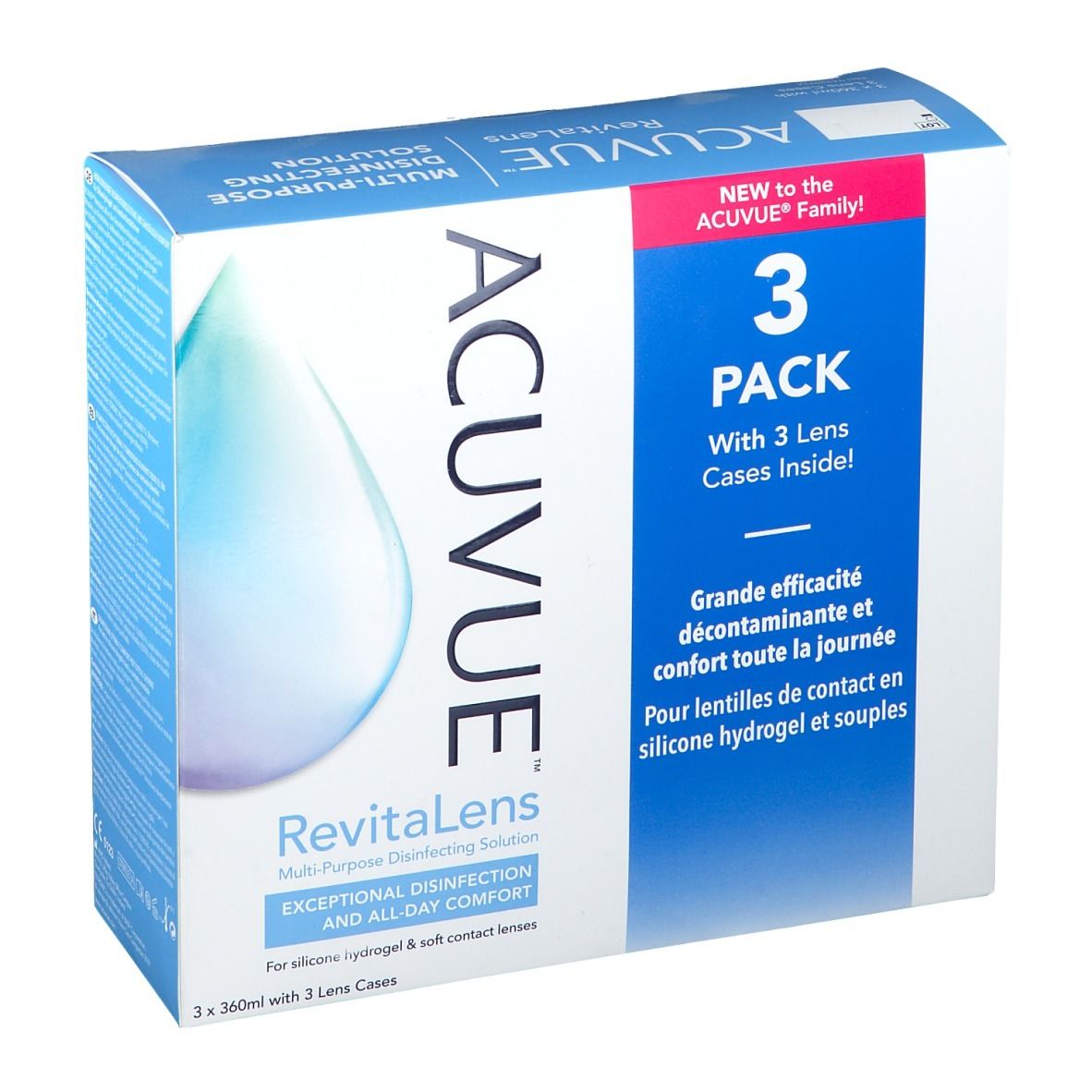 LENSFACTORY Acuvue™ RevitaLens Trio + 3 Lense Cases
