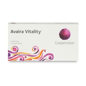 CooperVision Avaira Vitality (3er Packung) Monatslinsen (-9 dpt & BC 8.4) mit UV-Schutz