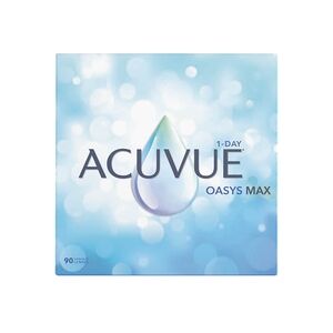 Johnson & Johnson Acuvue Oasys 1-Day Max (90er Packung) Tageslinsen (1.25 dpt & BC 8.5) mit UV-Schutz