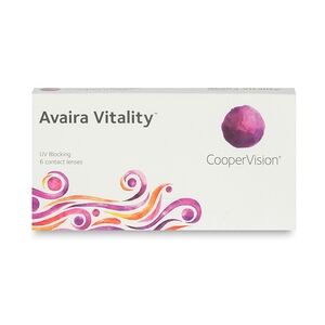 CooperVision Avaira Vitality (6er Packung) Monatslinsen (-12 dpt & BC 8.4) mit UV-Schutz