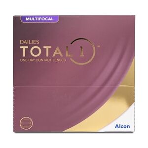 Alcon Dailies Total 1 Multifocal (90er Packung) Tageslinsen (1.5 dpt, Addition Medium (1,50 - 2,00) & BC 8.5)