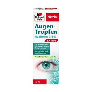 Queisser Doppelherz Augen-Tropfen Hyaluron 0,4% Extra 10 Milliliter