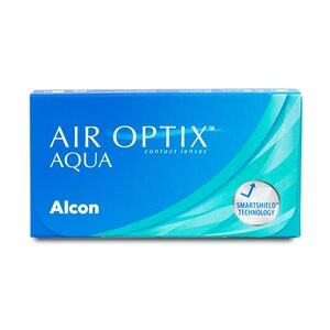 Alcon Air Optix AQUA (3er Packung) Monatslinsen (-9 dpt & BC 8.6)