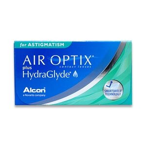 Alcon Air Optix plus HydraGlyde for Astigmatism (3er Packung) Monatslinsen (-4.25 dpt, Zyl. -1,25, Achse 180 ° & BC 8.7)