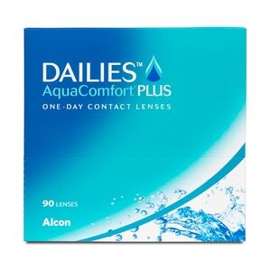 Alcon Dailies AquaComfort Plus (90er Packung) Tageslinsen (-12.5 dpt & BC 8.7)