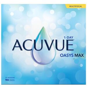 Johnson & Johnson Acuvue Oasys 1-Day Max MULTI (90er Packung) Tageslinsen (-9 dpt, Addition Low (0,75 - 1,25) & BC 8.4) mit UV-Schutz