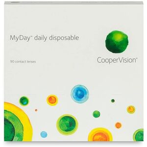 CooperVision MyDay (90er Packung) Tageslinsen (0.25 dpt & BC 8.4) mit UV-Schutz