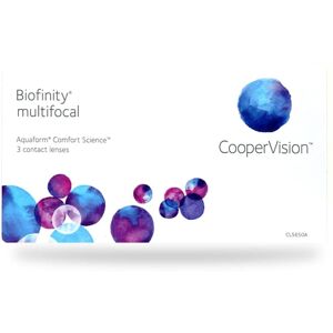 CooperVision Biofinity Multifocal D (3er Packung) Monatslinsen (0.25 dpt, Addition 1.00 & BC 8.6)